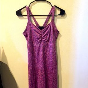 Magenta heathered athletic dress